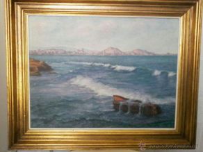 Art: JOSE VILA. oleo/l 0,61x 0,46 m. Pintura Alicantina siglo XX